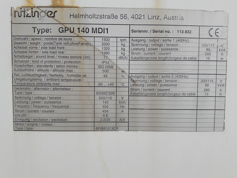 Bodenstromversorgungsaggregat (GPU) 2