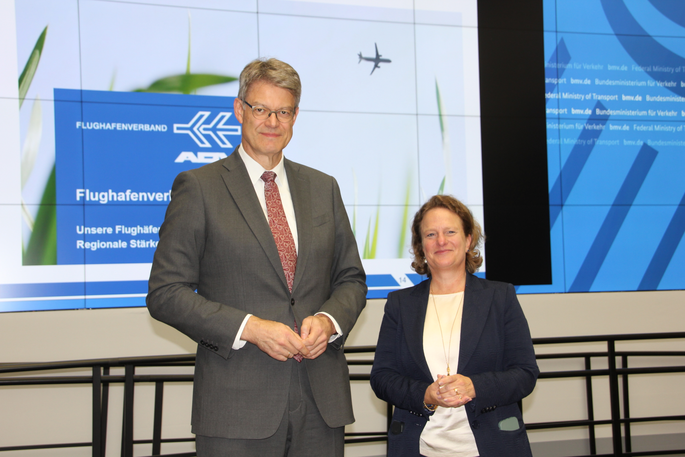 Flughäfen im Dialog mit BM Schnieder MdB © Flughafenverband ADV
